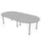 Skutchi Designs 45 in W, 96 in L, 29 in H, Engineered Wood Top, Grey HAR-RAC-46X93-PT-01 - alternate 1